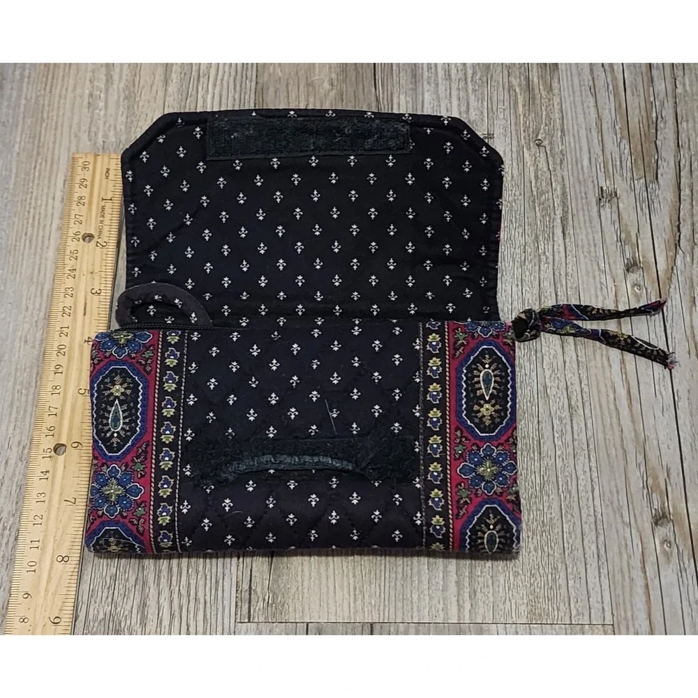 Vera Bradley Crossbody Wallet Floral Quilted Clutch‎ Bag